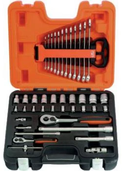 Steckschlüsselsatz Antrieb 1/4" Und 1/2" - 41-teilig Bahco 3 Steckschlüsselsatz Antrieb 1/4" Und 1/2" - 41-teilig Bahco