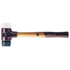 Schonhammer SIMPLEX - Kopf-Ø 30 Bis 80mm - Gummi/Nylon - Halder