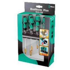 Schraubendreher-Satz 6-teilig - 6-kant Inhalt Schlitz/PH/PZ Wera