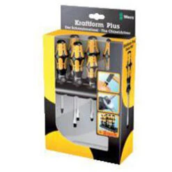 Schraubendreher-Satz 6kant - 6-teilig Inhalt Schlitz/PH/PZ Wera