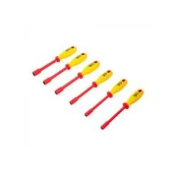 VDE Steckschlüssel-Schraubendrehersatz - Sechskant - SW 5,5 Bis 12 Mm - 6-tlg.