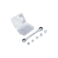 Ratschen-Ringschlüssel - Mit 7 Adaptern - Schlüsselweite 8 Bis 14 X 19 Mm