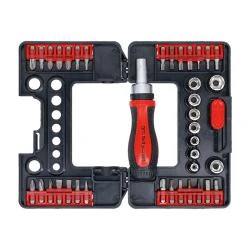 Bit-/Steckschlüssel-Einsatz-Satz - Mit Ratschendrehgriff Für Bits - 38-tlg. 3 Bit-/Steckschlüssel-Einsatz-Satz - Mit Ratschendrehgriff Für Bits - 38-tlg.