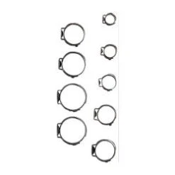 Schlauchklemmensortiment - Durchmesser 5,8 - 21 Mm - Material Edelstahl - 170-tlg.