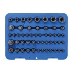 Bit-Einsatz- Und Steckschlüsseleinsatz-Satz - Verschiedene Profile - 52-tlg.