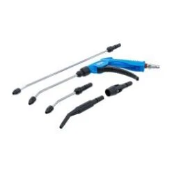 Druckluft-Ausblaspistolensatz - Arbeitsdruck 11 Bar - Mit 5 Aufsätzen