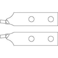 Ersatzspitzen-Paar - Für Montagezange 8000 A 4-5-6 - Gerade