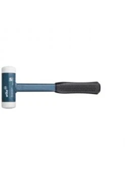 Schonhammer - Rückschlagfrei - Weiß - Mit Stahlrohrstiel - Serie 8021