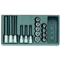 Satz Schraubendrehereinsätze 1/2 - In 1/3 ES-Modul - 15-teilig