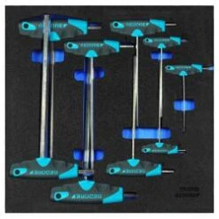 Winkelschraubendreher-Satz - In Check-Tool-Modul - 9-teilig