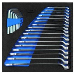 Ring-Maulschlüssel-Satz - In 1/1 Check-Tool-Modul - SW 6 Bis 22 Mm 3 Ring-Maulschlüssel-Satz - In 1/1 Check-Tool-Modul - SW 6 Bis 22 Mm