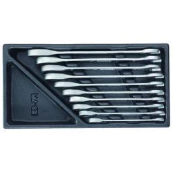 Maulschlüssel-Satz - Mit Ringratsche - In 1/3 ES-Modul - 8-19 Mm - CV-Stahl 3 Maulschlüssel-Satz - Mit Ringratsche - In 1/3 ES-Modul - 8-19 Mm - CV-Stahl