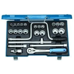 Steckschlüssel-Satz - Antrieb 1/2" - 25-teilig - 12-kant UD-Profil - 10 Bis 32 Mm