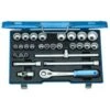 Steckschlüssel-Satz - Antrieb 1/2" - 28-teilig -12-kant UD-Profil - 10 Bis 36 Mm