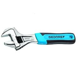 Einmaulschlüssel - Verstellbar - Verchromt - Mit 2 Komponenten-Griff 3 Einmaulschlüssel - Verstellbar - Verchromt - Mit 2 Komponenten-Griff