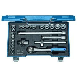 Steckschlüssel-Satz 3/8" - 22-teilig - 12-kant - UD-Profil - 6 Bis 22 Mm 3 Steckschlüssel-Satz 3/8" - 22-teilig - 12-kant - UD-Profil - 6 Bis 22 Mm