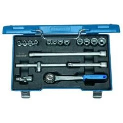 Steckschlüssel-Satz 3/8" - 17-teilig - 6-kant - 6 Bis 19 Mm