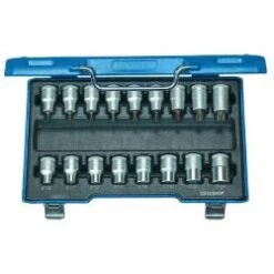 Schraubendreher-Satz - Antrieb 1/2" - 17-teilig - Innen- Und Außen-TORX®-Schrauben