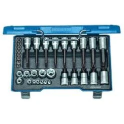 Schraubendreher-Satz - Antrieb 1/2″ Und 1/4″ - 34-teilig - Innen- Und Außen-TORX®