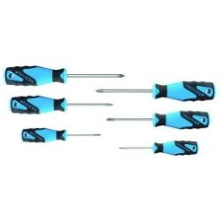 3K-Schraubendreher-Satz - 6-teilig - Für Kreuzschlitzschrauben PH+PZ