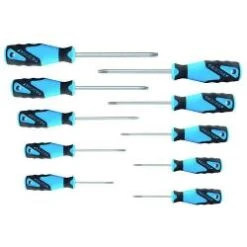 3K-Schraubendreher-Satz - 10-teilig - Für Innen-TORX® Schrauben T7 Bis T40