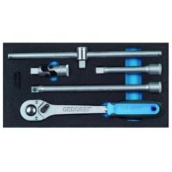 Steckschlüssel-Zubehör-Satz - Antrieb 1/2" - In Check-Tool-Modul 1/3