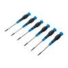 Präzisions-Schraubendreher-Satz - 6-teilig - Chrom-Vanadium-Stahl - 2-Komponenten-Griff - Klingenlänge 75 Mm