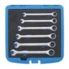 Ratschenring-Maulschlüssel-Satz - 6-teilig - Chrom-Vanadium-Stahl - SW 8 Bis 13 Mm