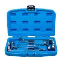 Doppelgelenk-Ratschenring-Maulschlüssel-Satz - 5-teilig - Abwinkelbar - Chrom-Vanadium-Stahl - SW 8 Bis 19 Mm