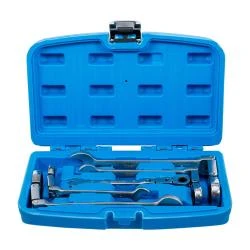 Doppelgelenk-Ratschenring-Maulschlüssel-Satz - 5-teilig - Abwinkelbar - Chrom-Vanadium-Stahl - SW 8 Bis 19 Mm 3 Doppelgelenk-Ratschenring-Maulschlüssel-Satz - 5-teilig - Abwinkelbar - Chrom-Vanadium-Stahl - SW 8 Bis 19 Mm