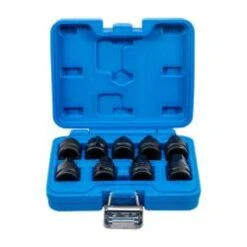 Kraft-Bit-Einsatz-Satz - 9-teilig - Antrieb Innenvierkant 12,5 Mm (1/2") - Innensechskant 5 Bis 19 Mm