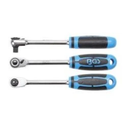 Umschaltknarre - Feinverzahnt - Gerade Ausführung - Extra Slim - Außenvierkant 6,3 Mm (1/4") Bis 12,5 Mm (1/2")