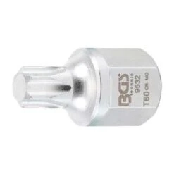 Keilrippenriemen-Bit-Einsatz - Antrieb Innenvierkant 12,5 Mm (1/2") - Außensechskant SW 22 Mm - T-Profil (für Torx) T60