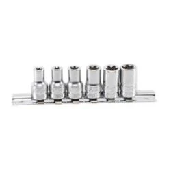 Steckschlüssel-Einsatz-Satz T-Profil Plus (für Torx Plus) - Antrieb Innenvierkant 6,3 Mm (1/4") - SW 6EP Bis 12EP | 6-teilig