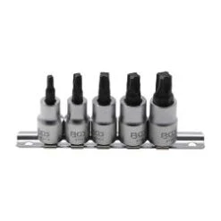 Bit-Einsatz-Satz - Antrieb Innenvierkant 10 Mm (3/8") - 4-kant Profil (für MTS-Mortorq) MTS0 - MTS04 - 5-teilig