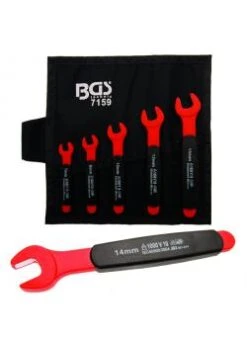 Maulschlüsselsatz - Isoliert - VDE-geprüft - 7 Mm Bis 14 Mm - 5-teilig