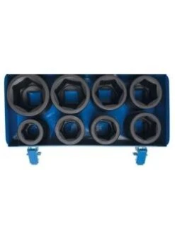 Kraft-Steckschlüssel-Einsätze - 6-kant - Tief - 27 Bis 50 Mm - 1" Antrieb