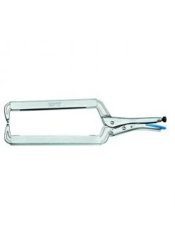 Profil-Schweiß-Gripzange - Große Spanntiefe - Vernickelt - Auslösehebel Tauchisoliert