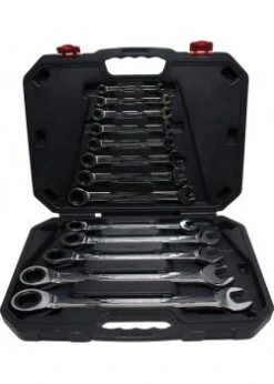 Maul-Ratschenringschlüssel Satz - Größen 8 Bis 32 Mm - 13-tlg.