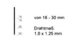 Pins "Typ GA" - Verzinkt, Geharzt - 16-30 Mm Lang