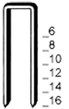 Heftklammer "Typ V" - Verzinkt - 6-16 Mm Lang