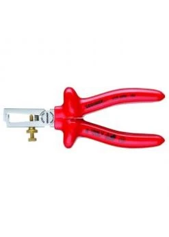 VDE-Abisolierzange - Tauchisoliert - Länge 160 Mm - ø 0,8 Bis 6 Mm² Kabel