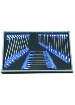 Ring-Maulschlüssel-Sortiment - In Check-Tool-Modul - 39-tlg