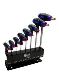 T-Griff-Schlüssel-Satz - Innen-6-kant - 2 Bis 10 Mm - 8-tlg.