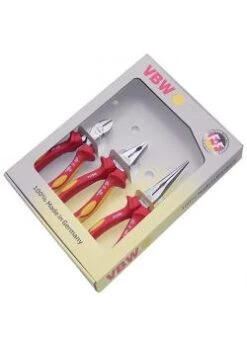 Zangensatz VDE Chrom MK-Griffe - Länge 160 Bis 200 Mm - 3-teilig