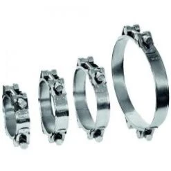 Gelenkbolzenschelle GEMI GBS 2-teilig - Spannbereich-Ø 80 Bis 465 Mm - Stahl Verzinkt - Breite 30 Mm