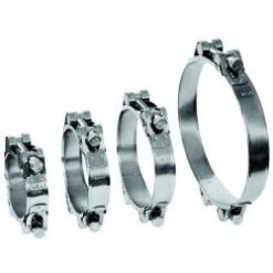 Gelenkbolzenschelle GEMI GBS 2-teilig - Spannbereich-Ø 40 Bis 166 Mm - Edelstahl 1.4401 - Breite 20 Mm