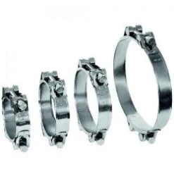 Gelenkbolzenschelle GEMI GBS 2-teilig - Spannbereich-Ø 80 Bis 305 Mm - Edelstahl 1.4401 - Breite 25 Mm