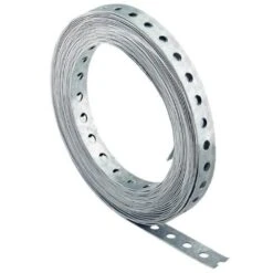 Lochband LBV - Stahl Verzinkt - Länge 10 M - Breite 12 Bis 27 Mm - Stärke 0,75 Bis 2,6 Mm - Preis Per VE