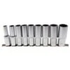 Steckschlüsseleinsatz-Set - Tief, 12-kant - 12,5 Mm 1/2 " Antrieb - 9-tlg.